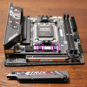 "Don't forget to put the SSD spacers between the thermal pads"