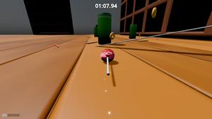 "Power glide in Lolli-Roll, drive like the rocket in _Super Mario Kart_"
